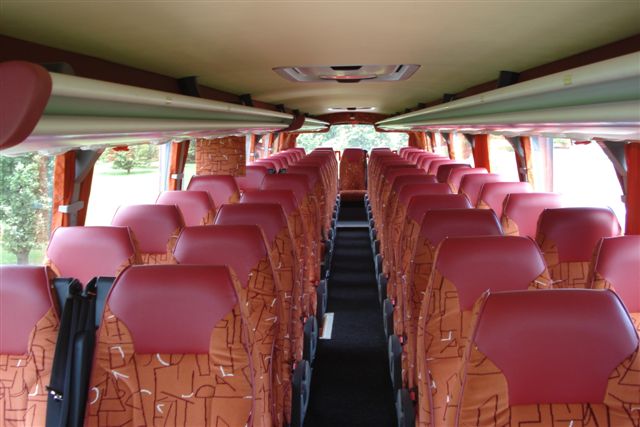 interno di un nostro bus, perfetto per un lungo viaggio in pieno relax